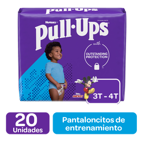 Pants de Entrenamiento para Niños Huggies Pull Ups Tallas 3/4, 20uds