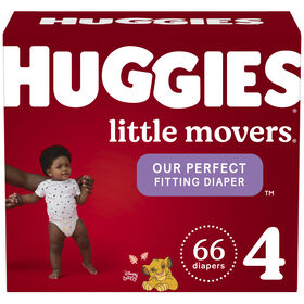 Pañales Huggies Little Movers Etapa 4, 66uds