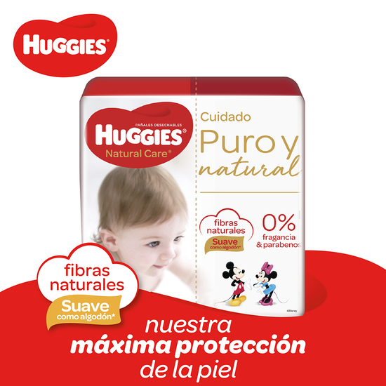 Pañales Huggies Natural Care XXXG, 72uds